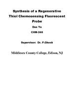Synthesis of a Regenerative Thiol Chemosensing Fluorescent Probe